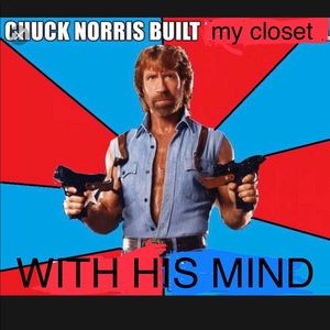 Chuck Norris ❤️s my POSH Closet!!